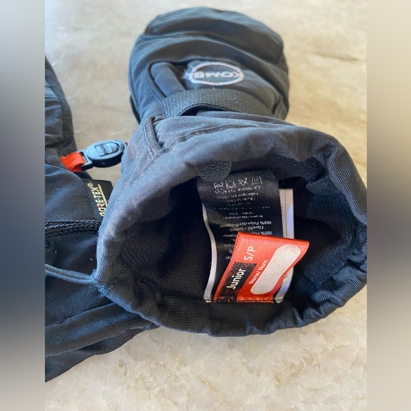 Kombi junior snowboarding / skiing Mitten black Large - Picture 5 of 7